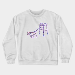 Dog walker Crewneck Sweatshirt